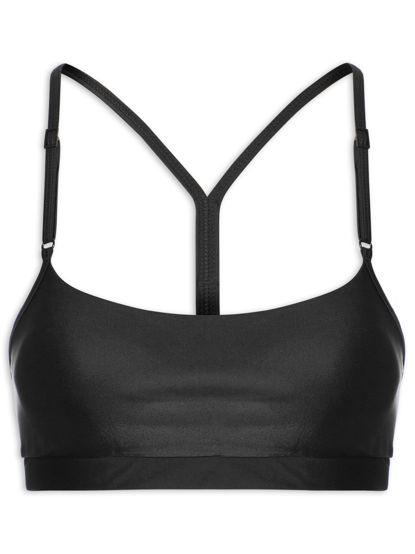 Top Regata Liso Basic Preto Body For Sure