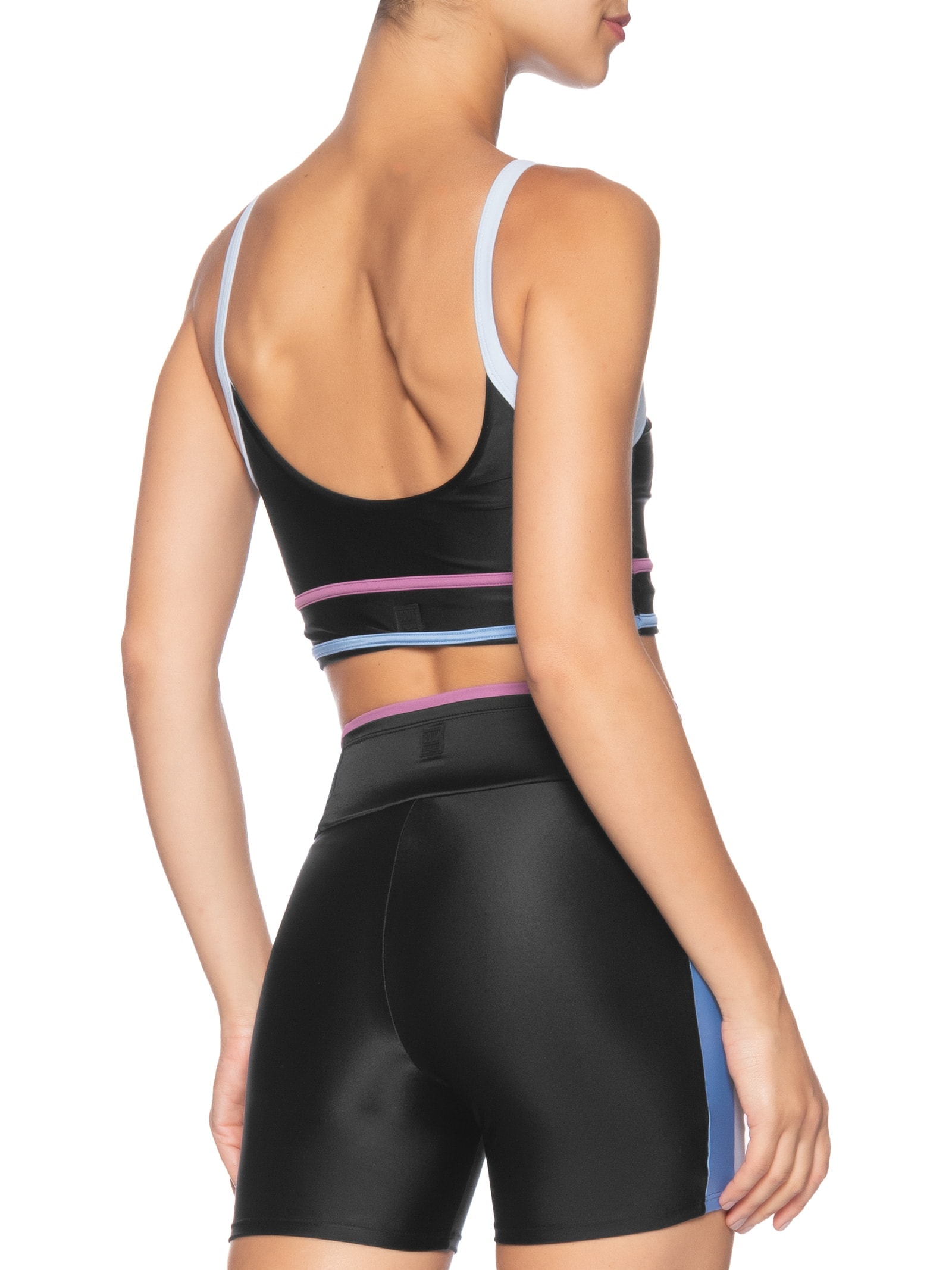 Top Regata Liso Pop Preto Body For Sure