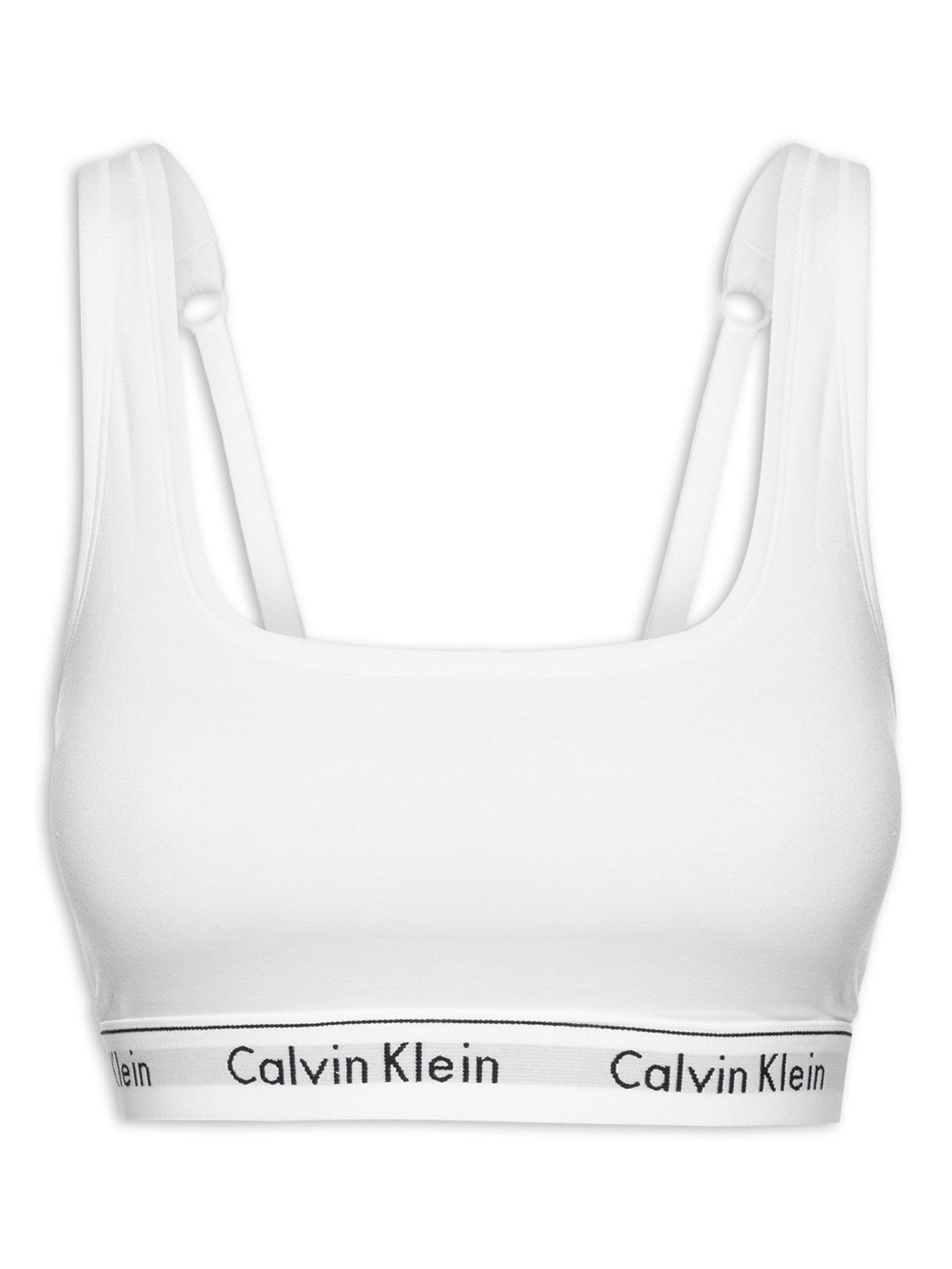 Top Regata Modern Cotton Branco Calvin Klein Underwear