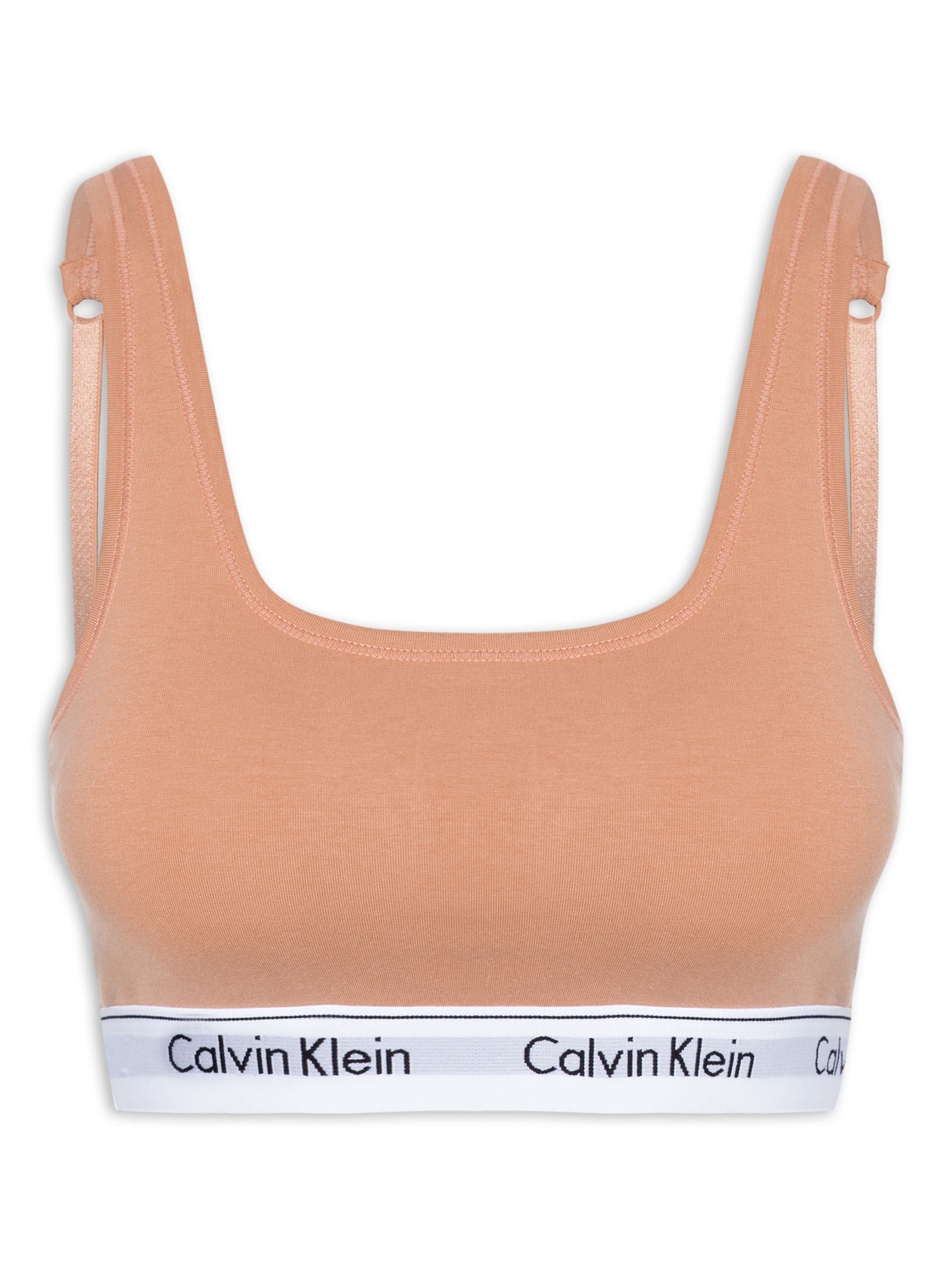 Top Regata Modern Cotton Marrom Calvin Klein Underwear