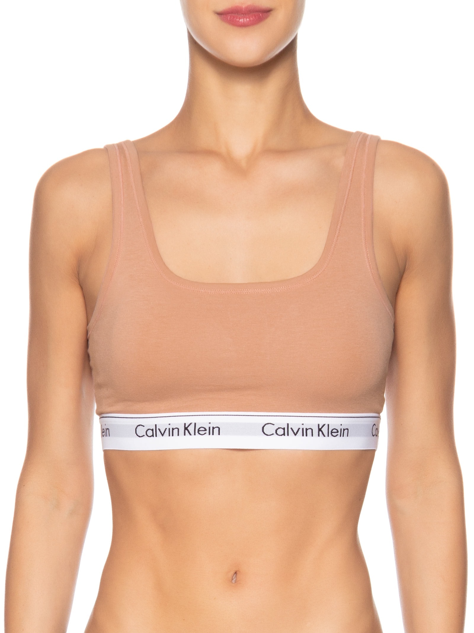 Top Regata Modern Cotton Marrom Calvin Klein Underwear