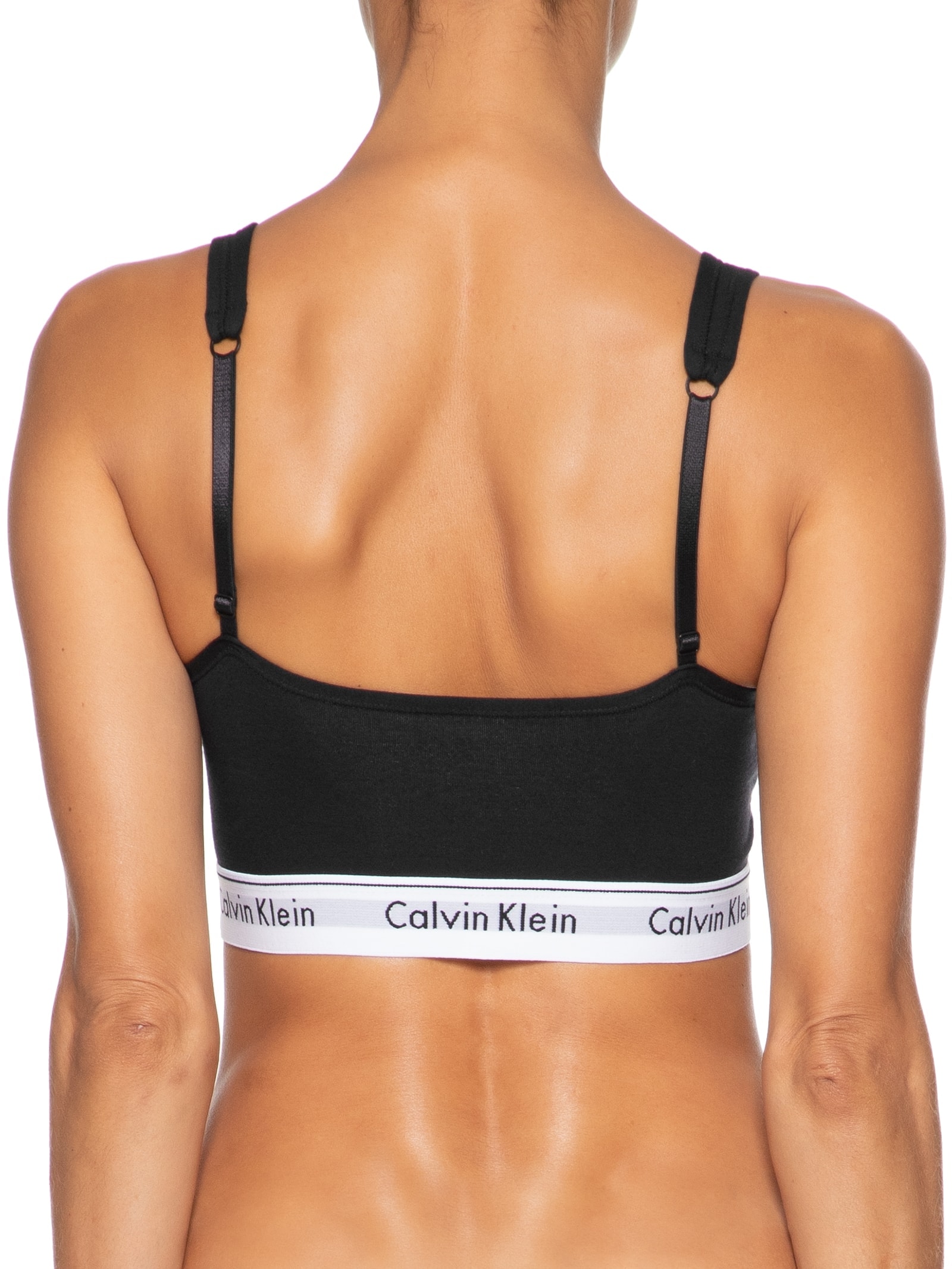 Top Regata Modern Cotton Preto Calvin Klein Underwear