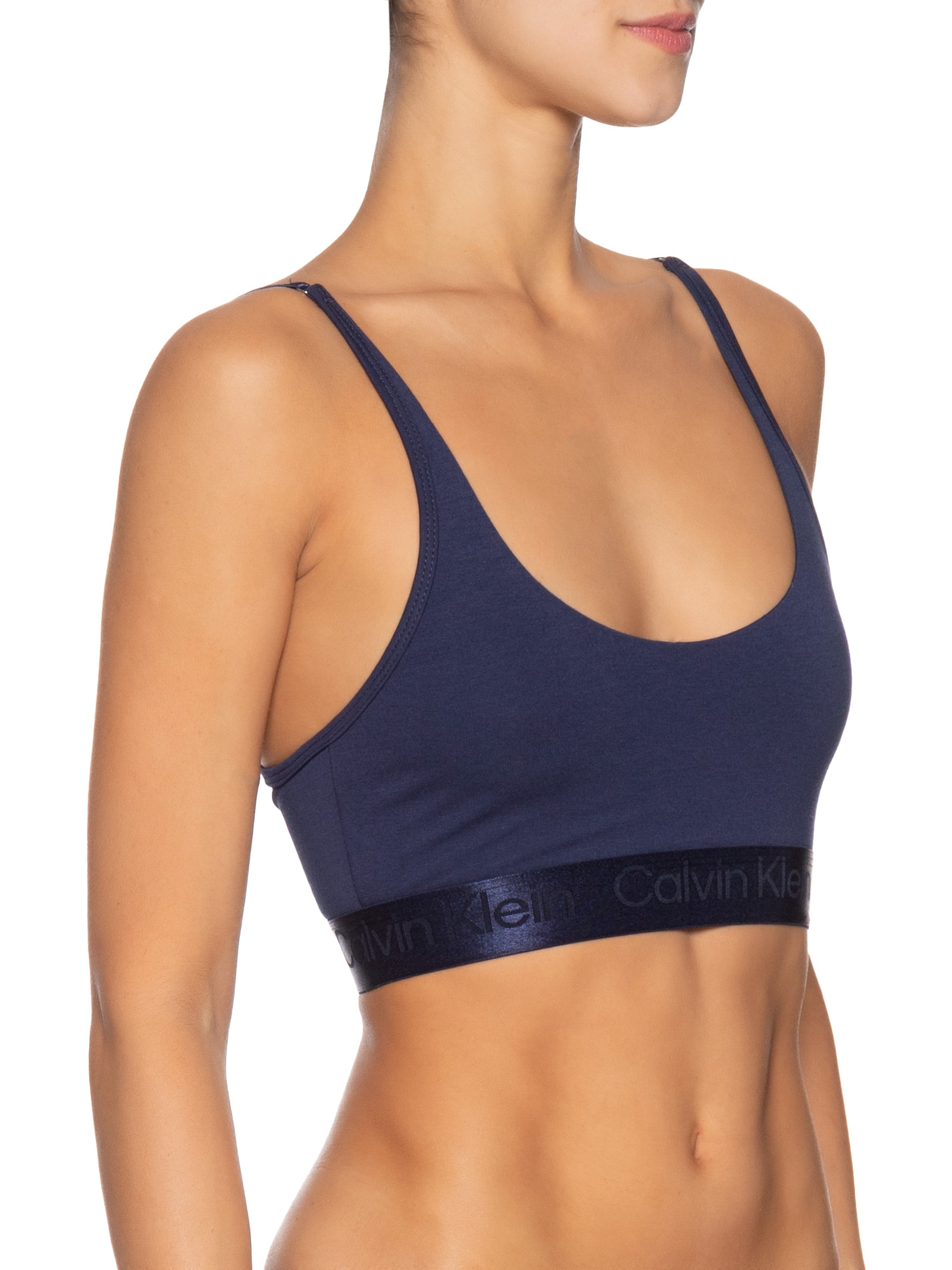 Top Regata Pima Cotton Azul Calvin Klein Underwear