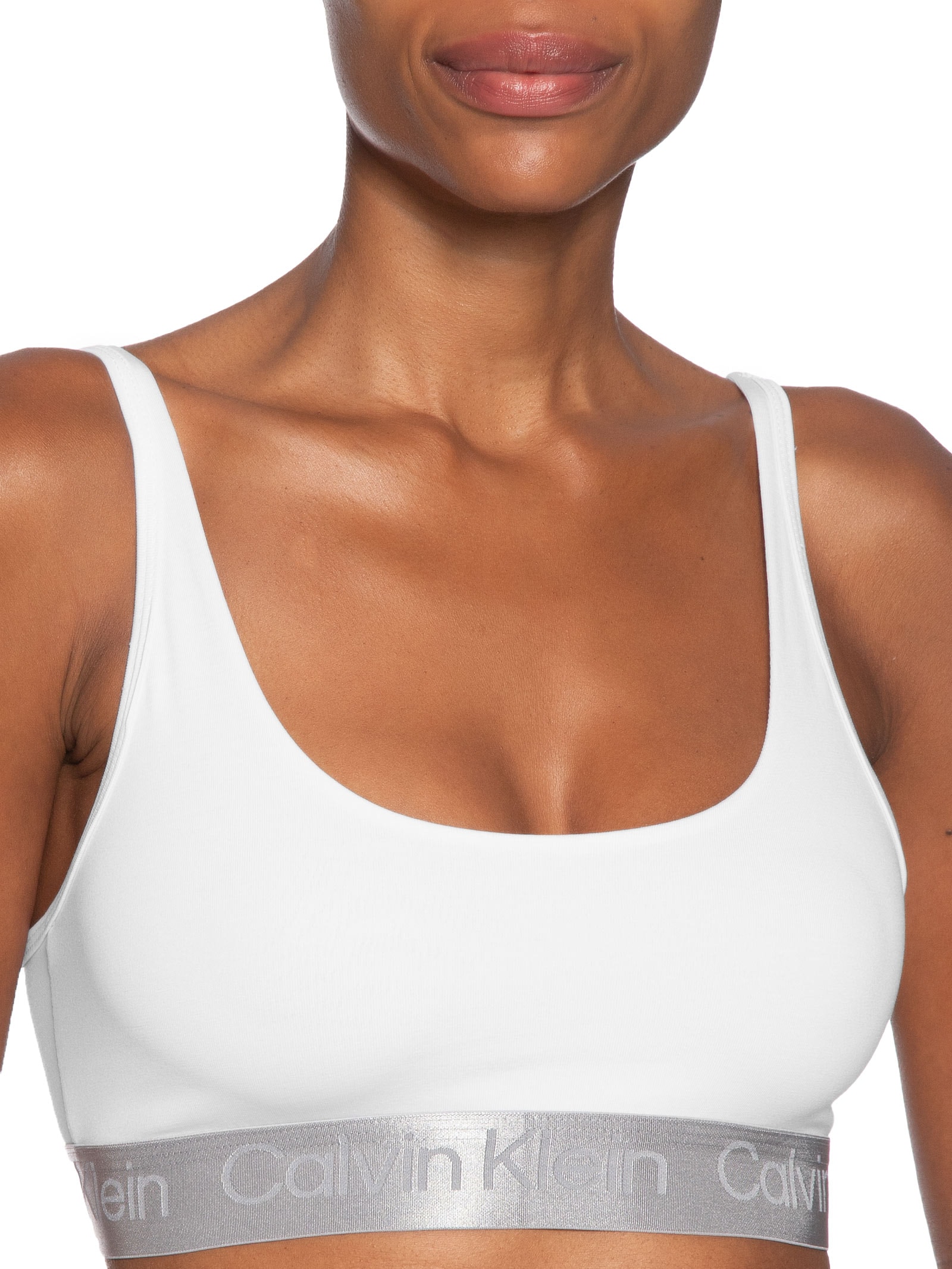 Top Regata Pima Cotton Branco Calvin Klein Underwear