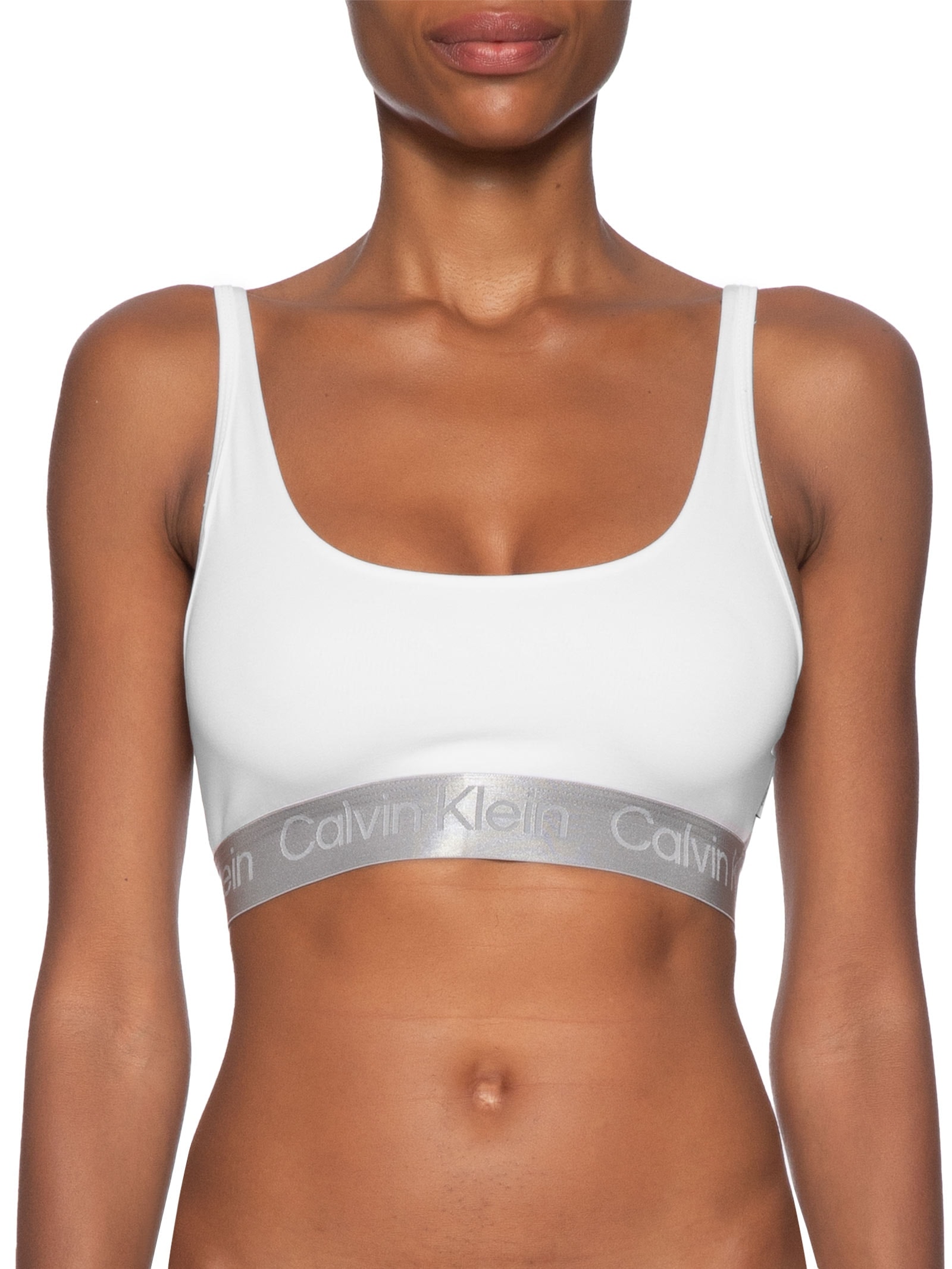 Top Regata Pima Cotton Branco Calvin Klein Underwear
