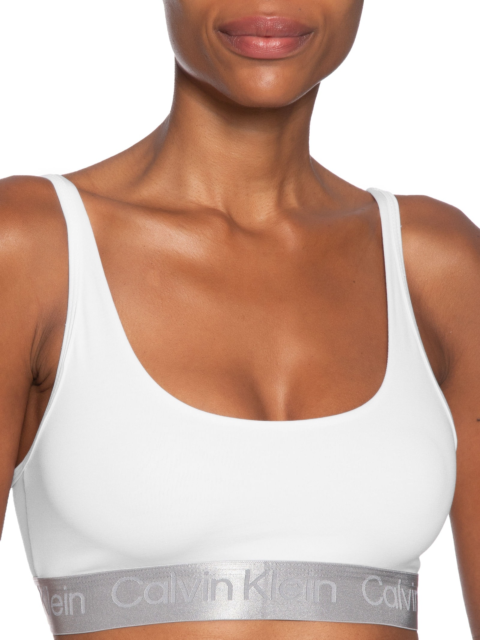 Top Regata Pima Cotton Branco Calvin Klein Underwear