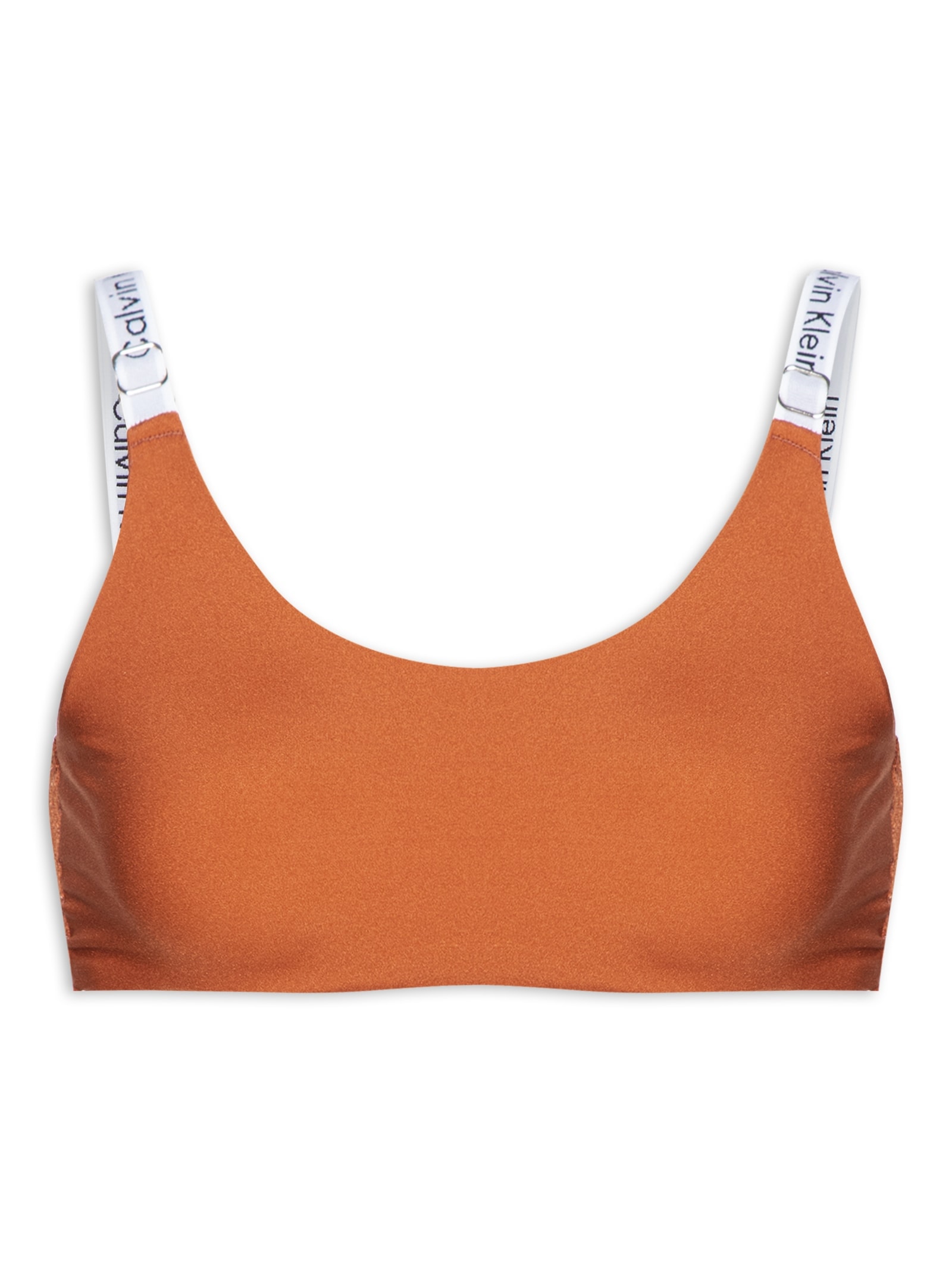 Top Regata Tailored Micro Lace Laranja Calvin Klein Underwear