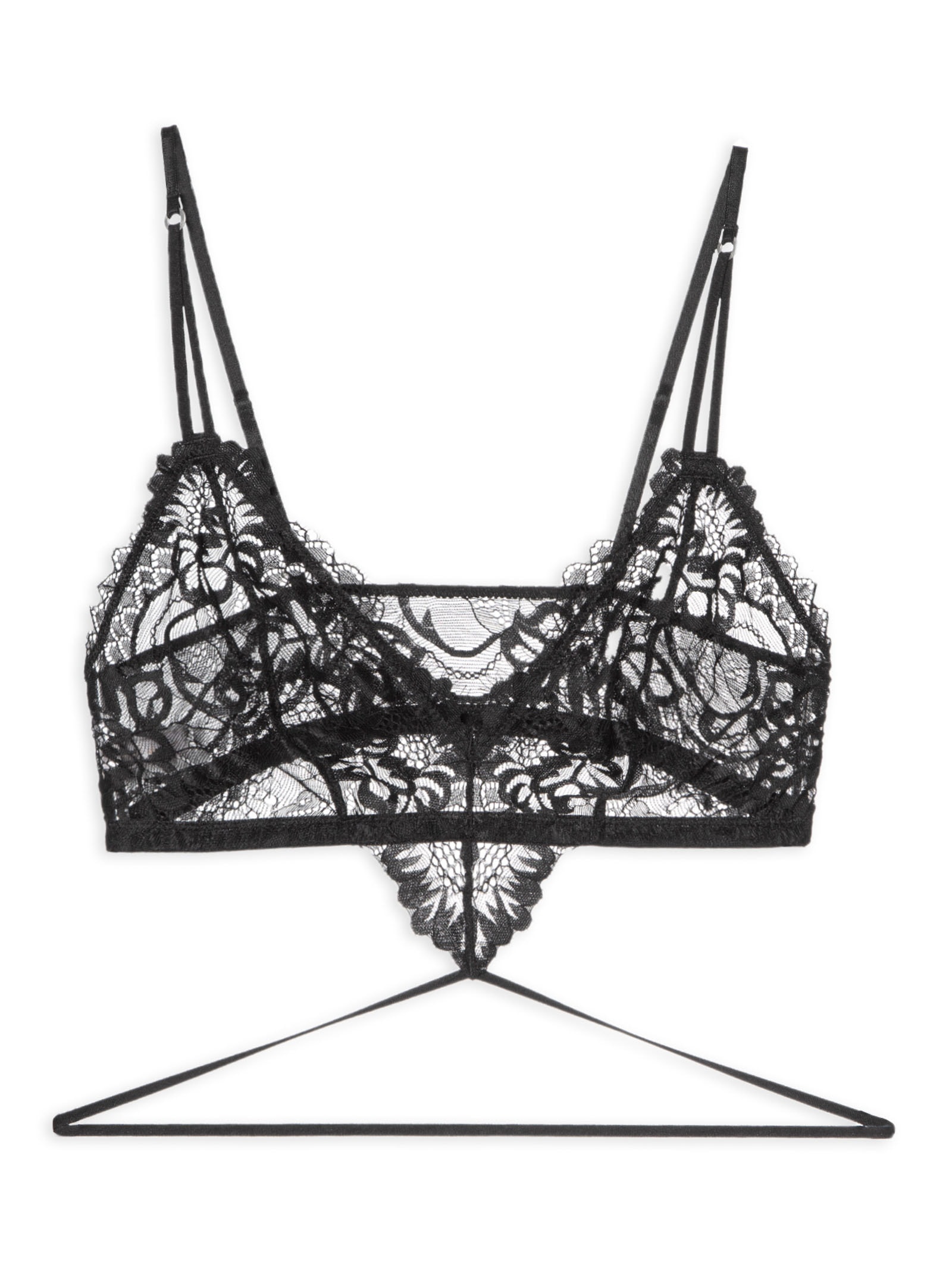Top Renda Chloe Preto Jogê