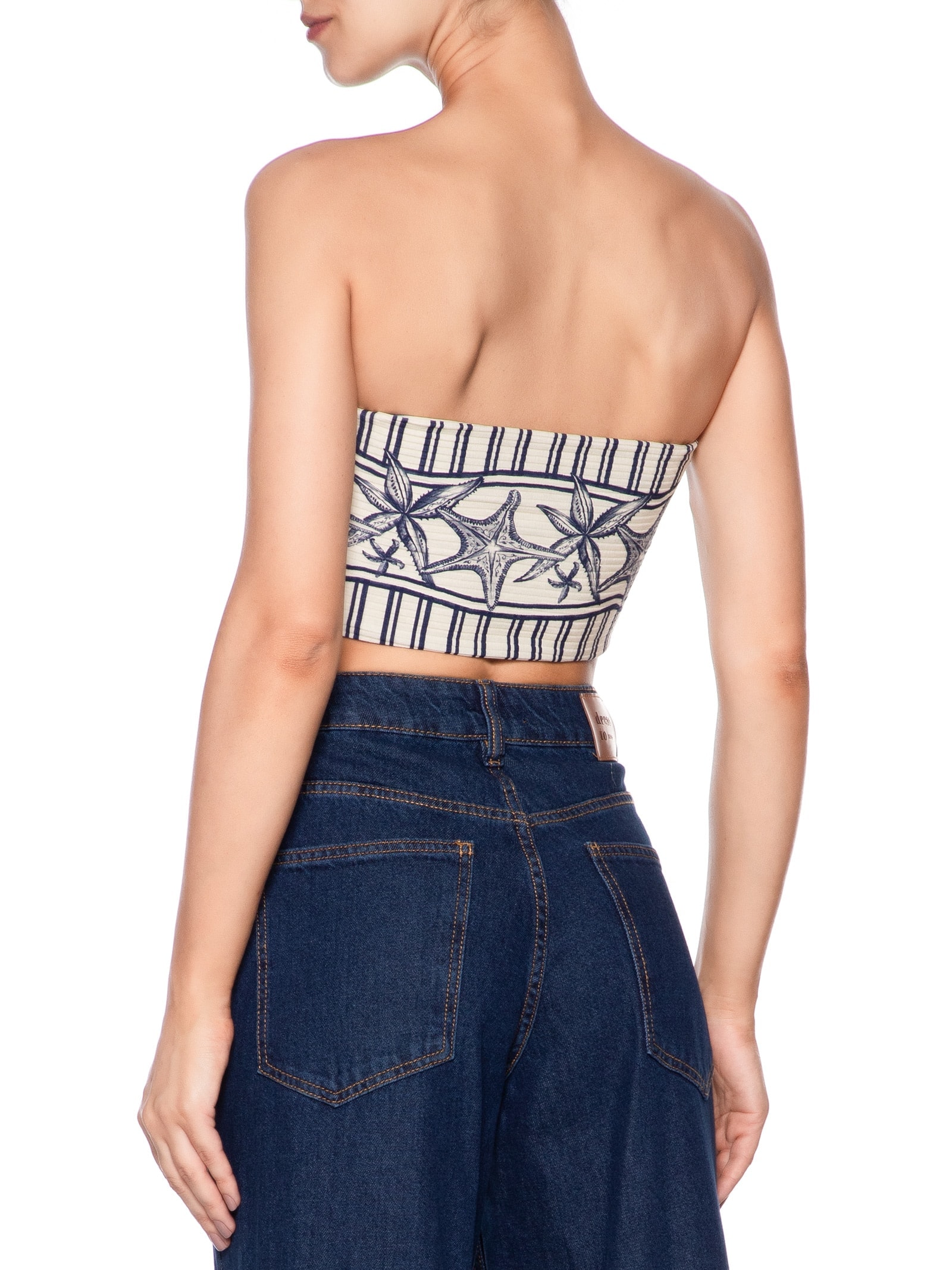 Top Reto Double Aventureiro Branco Farm