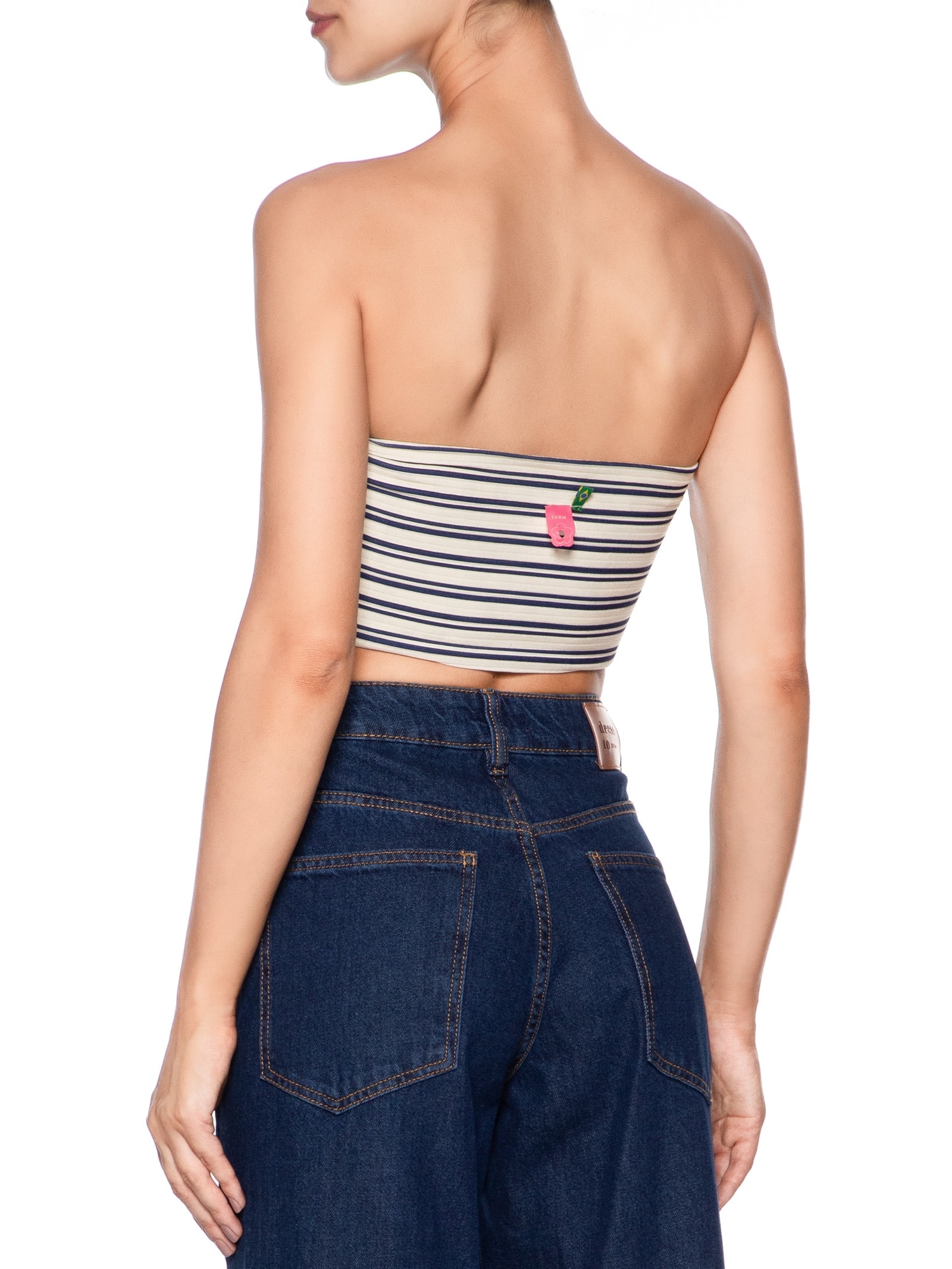 Top Reto Double Aventureiro Branco Farm