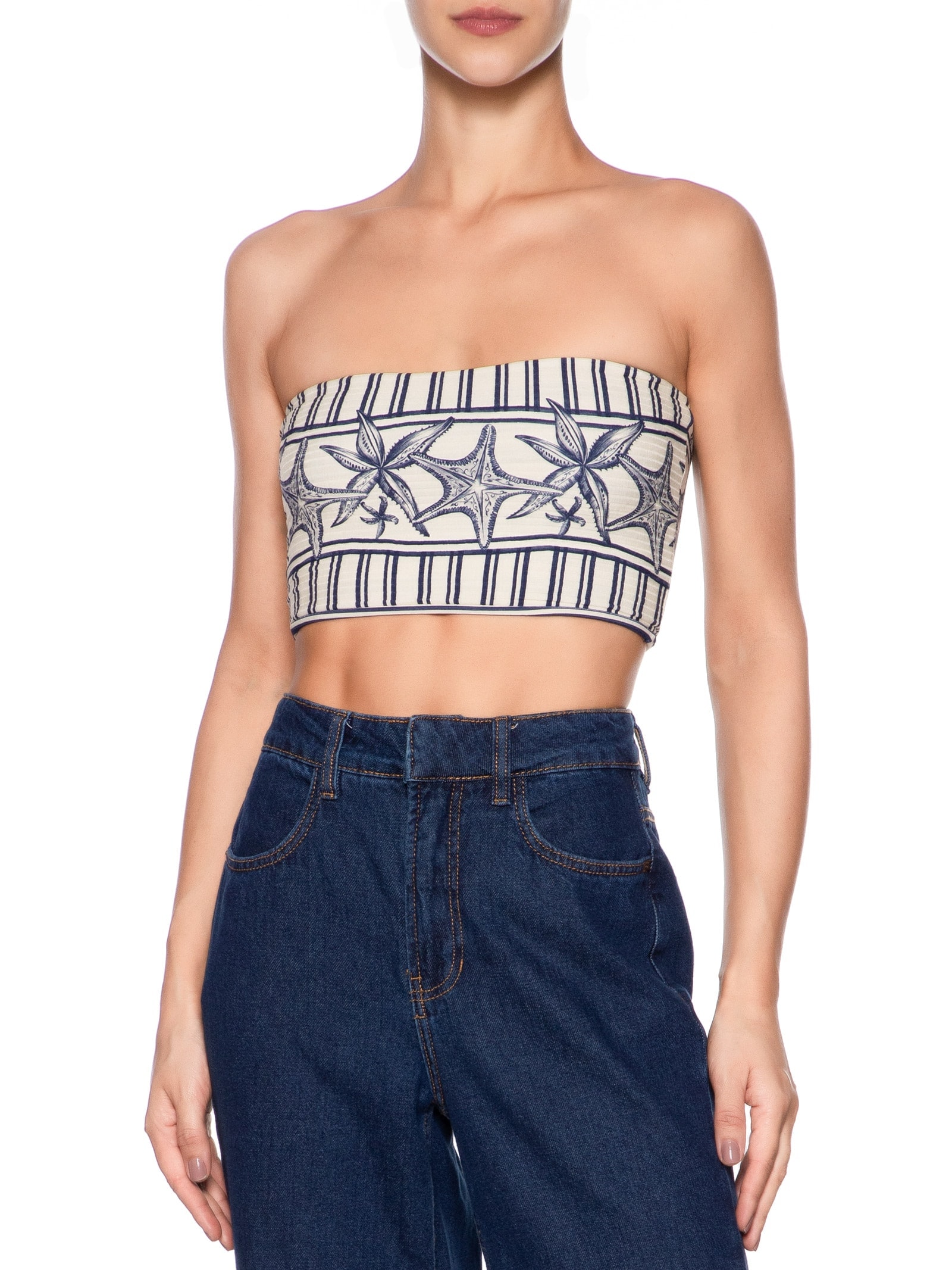 Top Reto Double Aventureiro Branco Farm