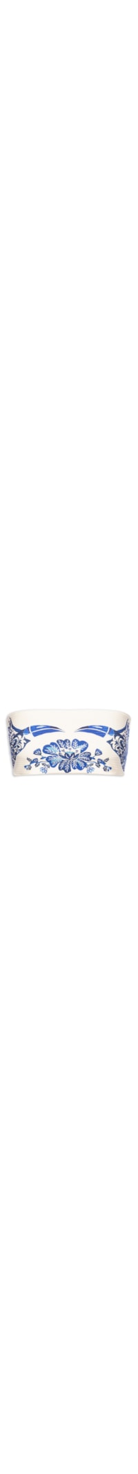Top Reto Double Coqueiro Tropical - Branco