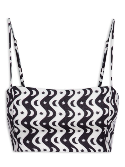 Top Reto Estampa Alquimia – Preto