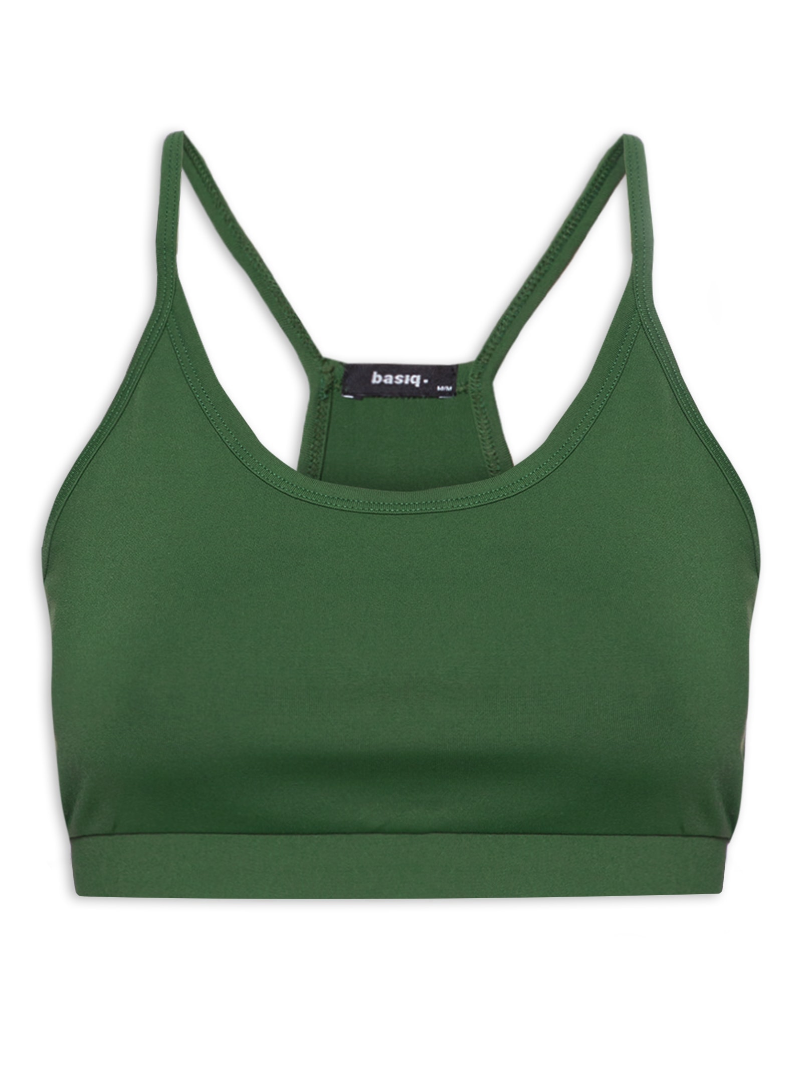 Top Reto Liso Verde Basiq