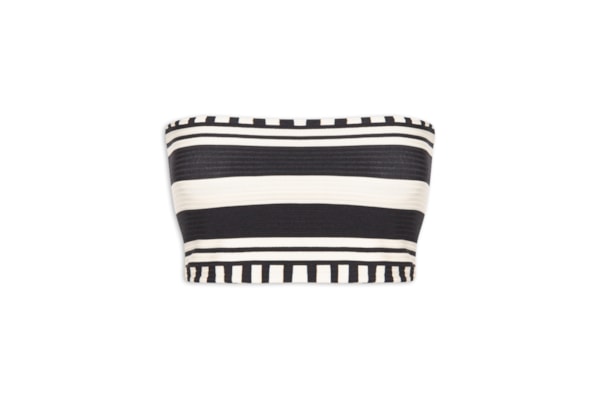 Top Reto Listra Tropical - Preto