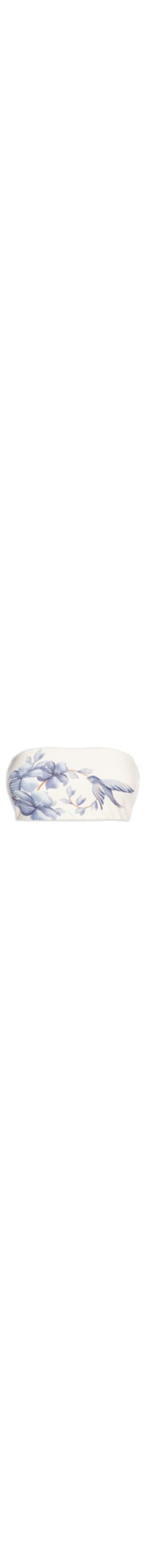Top Reto Voo Em Flor - Branco