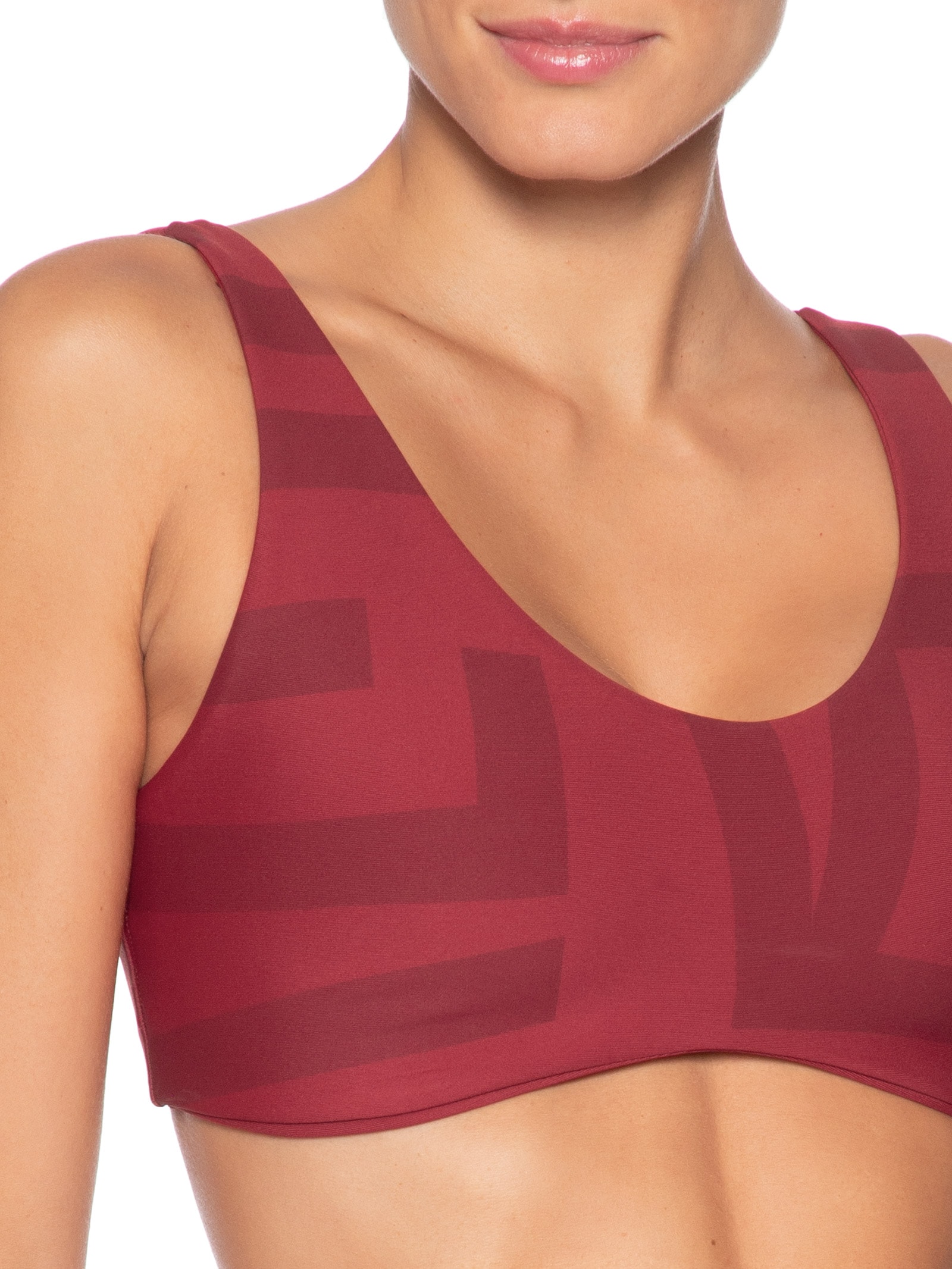 Top Reversible Maxi Live – Vermelho Live!