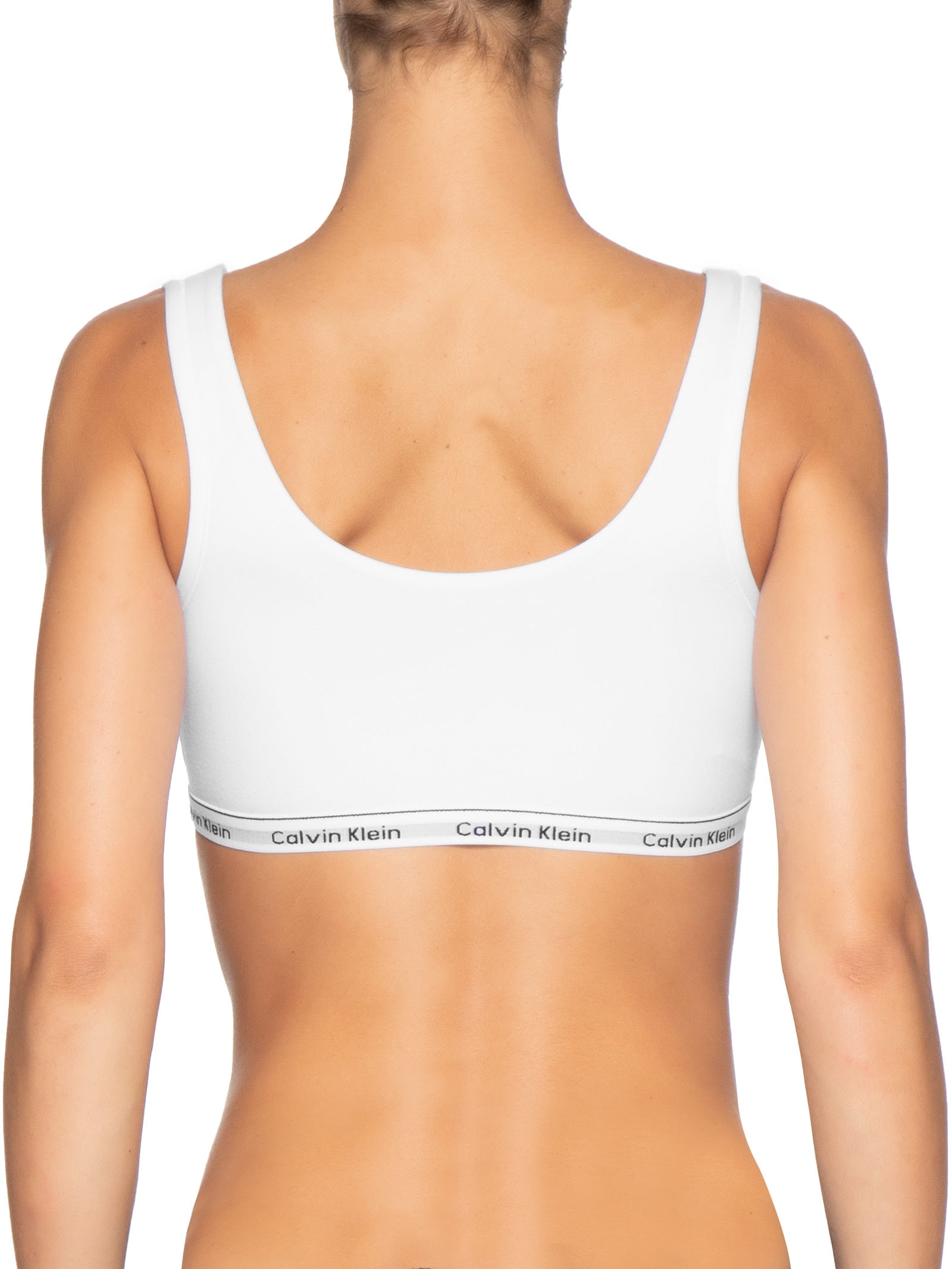 Top Reversível CK Mini Modern Cotton Branco Calvin Klein Underwear