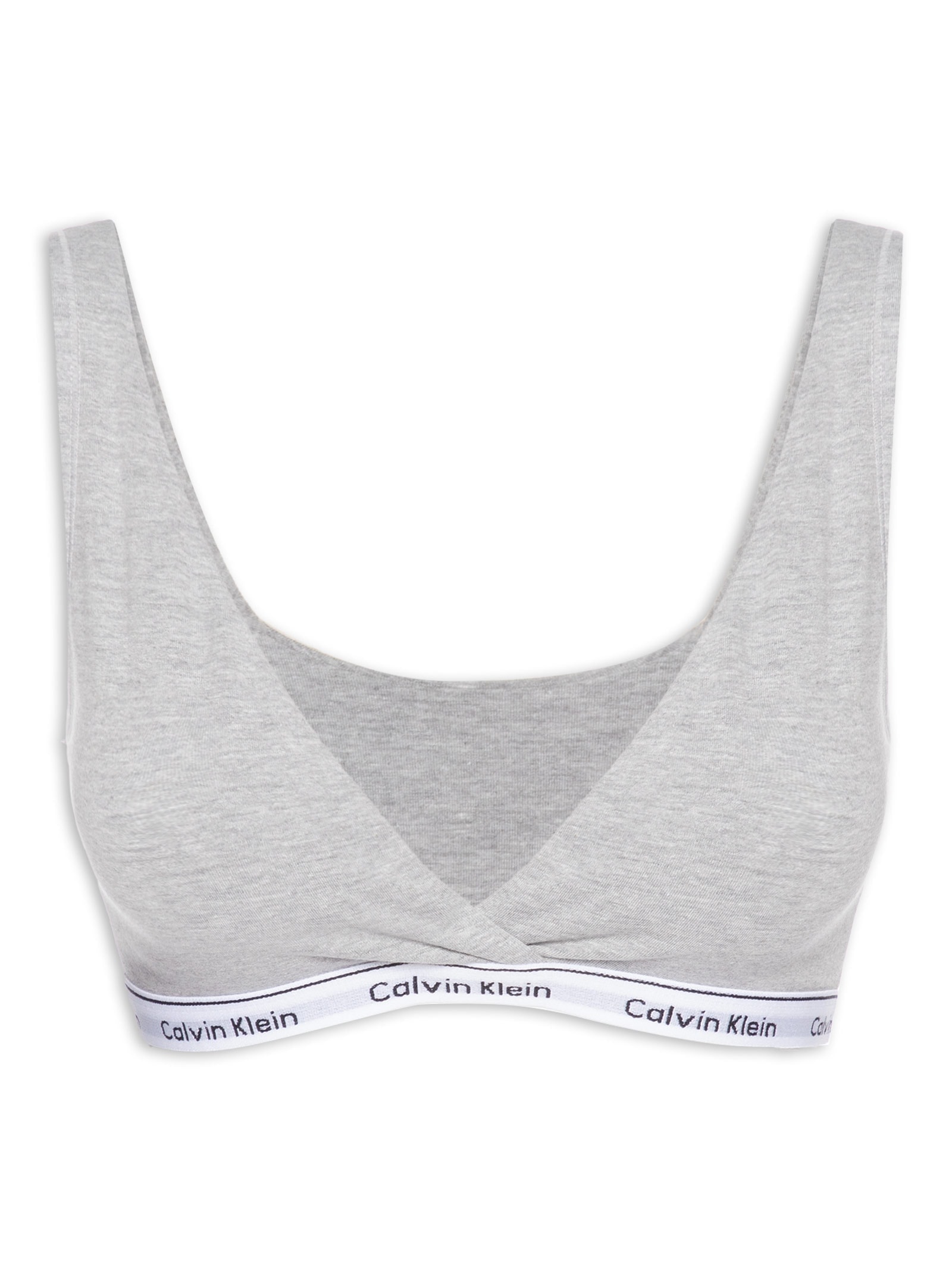 Top Reversível CK Mini Modern Cotton Cinza Calvin Klein Underwear