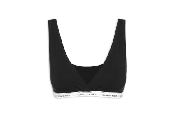 Top Reversível CK Mini Modern Cotton - Preto