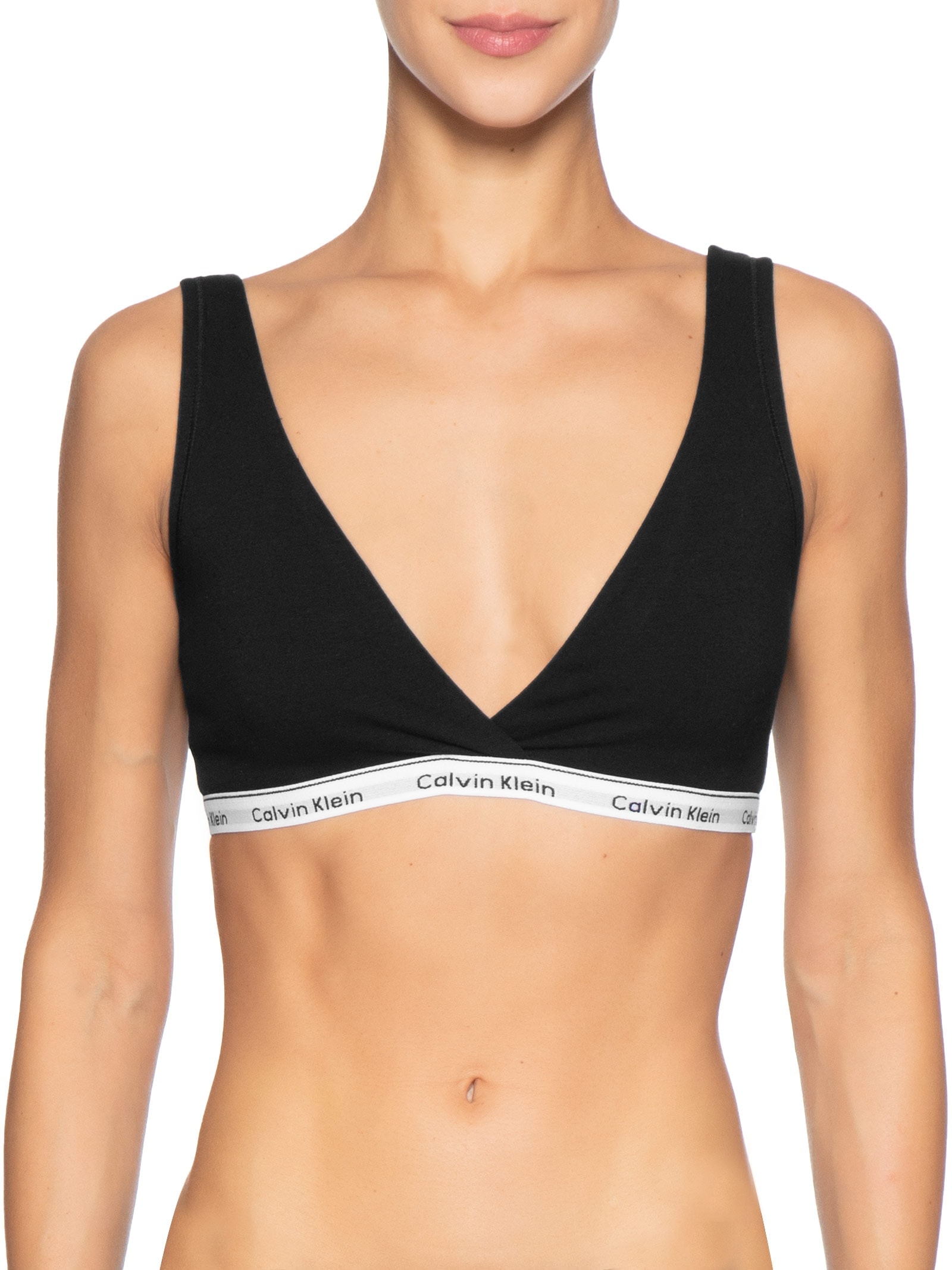Top Reversível CK Mini Modern Cotton Preto Calvin Klein Underwear