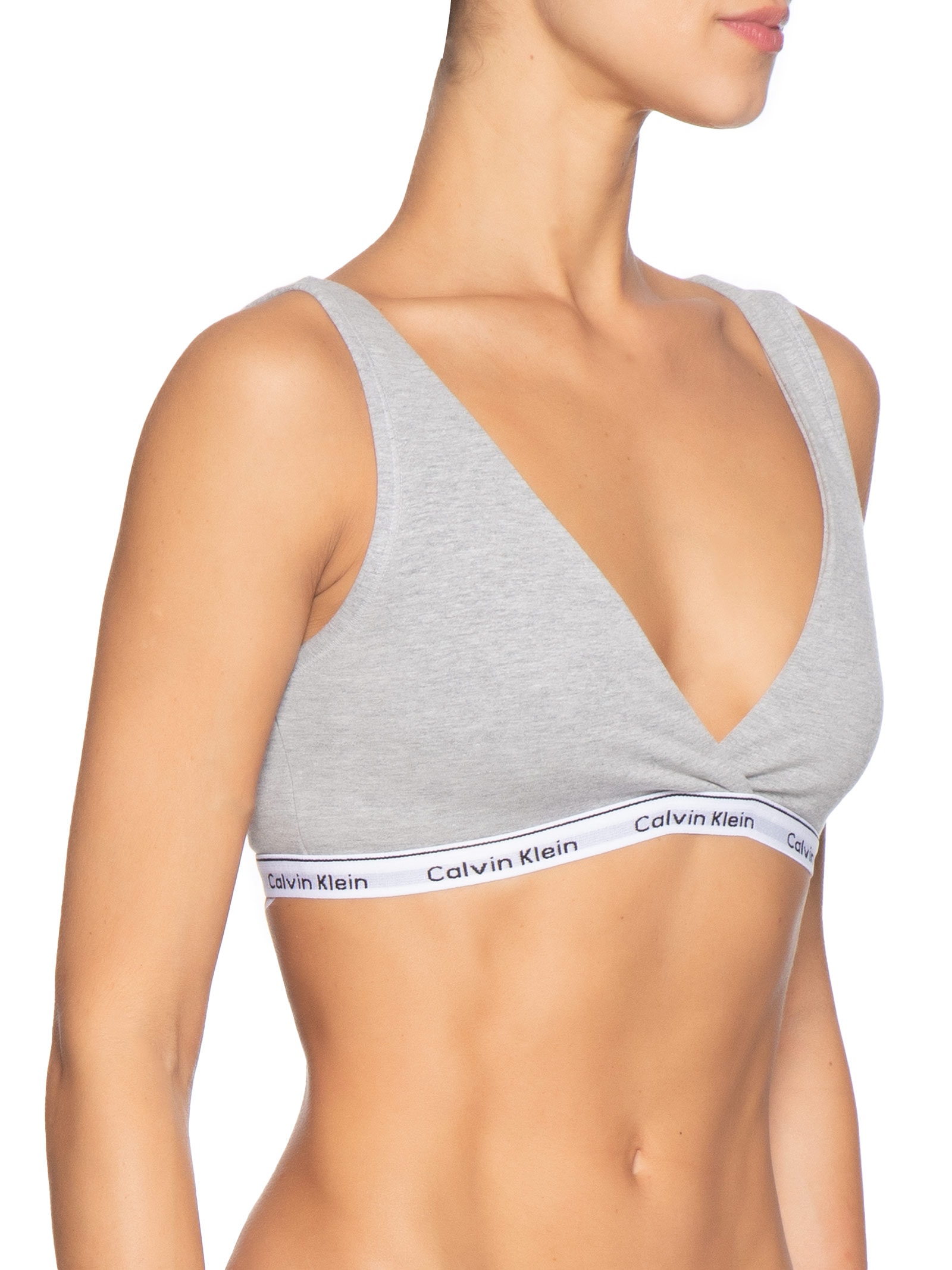 Top Reversível CK Mini Modern Cotton – Cinza Calvin Klein Underwear