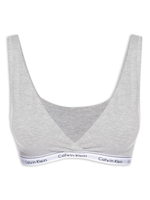 Top Reversível CK Mini Modern Cotton – Cinza