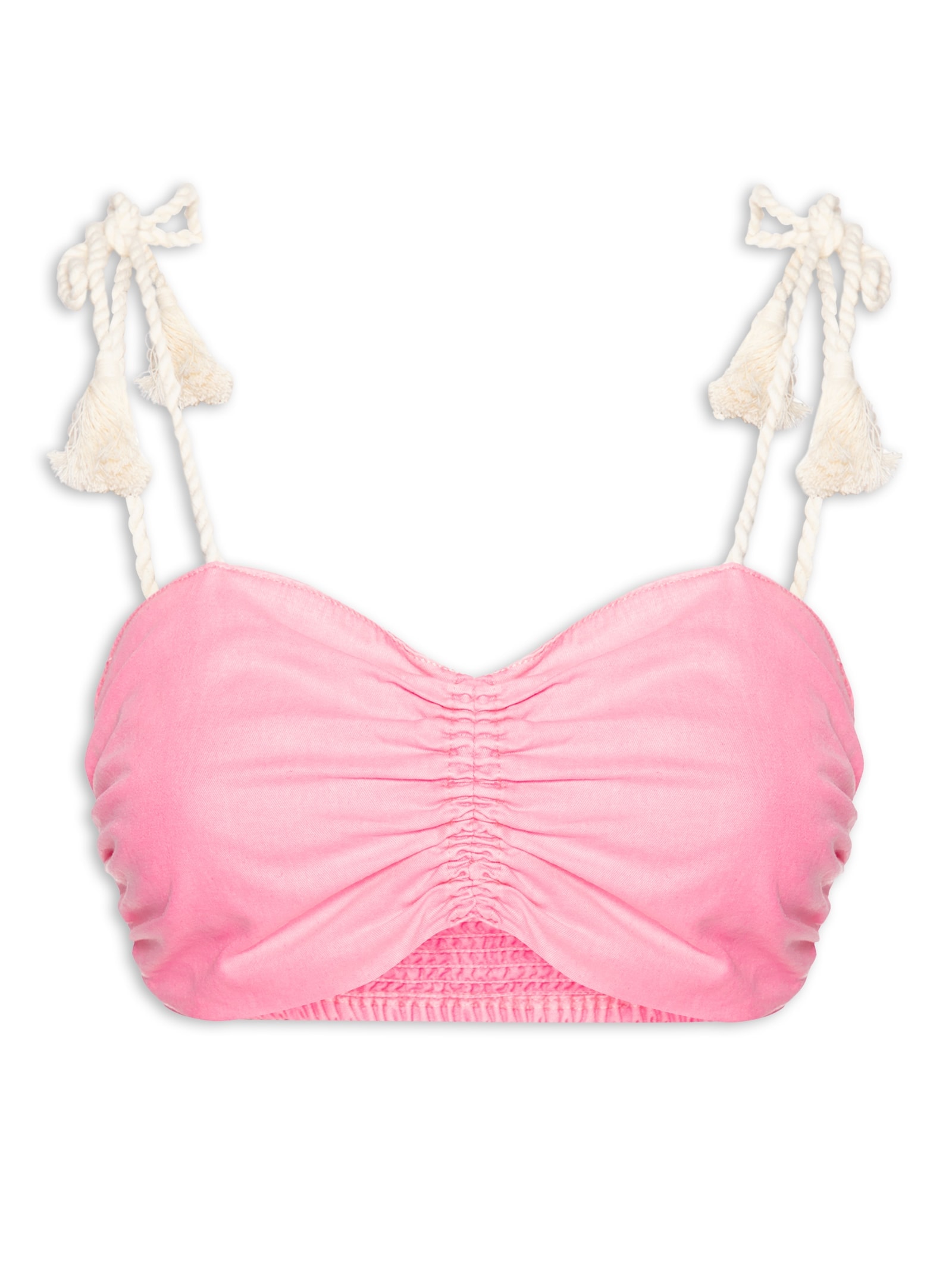 Top Sarja Alça Com Amarração Rosa My Favorite Things