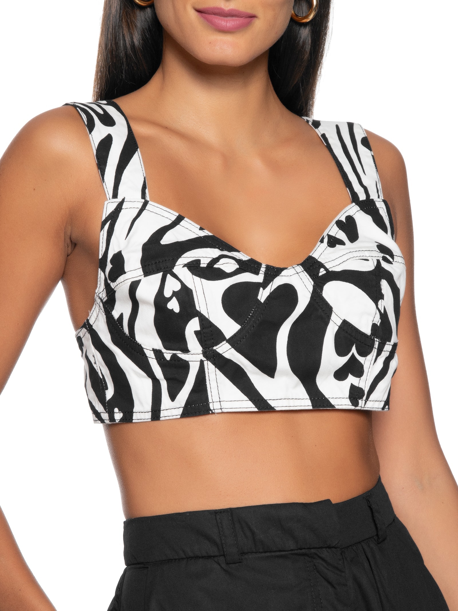 Top Sarja Love Core Branco  Dress To