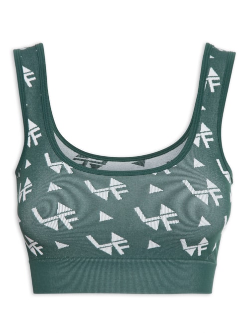 Top Seamless Jacquard – Verde