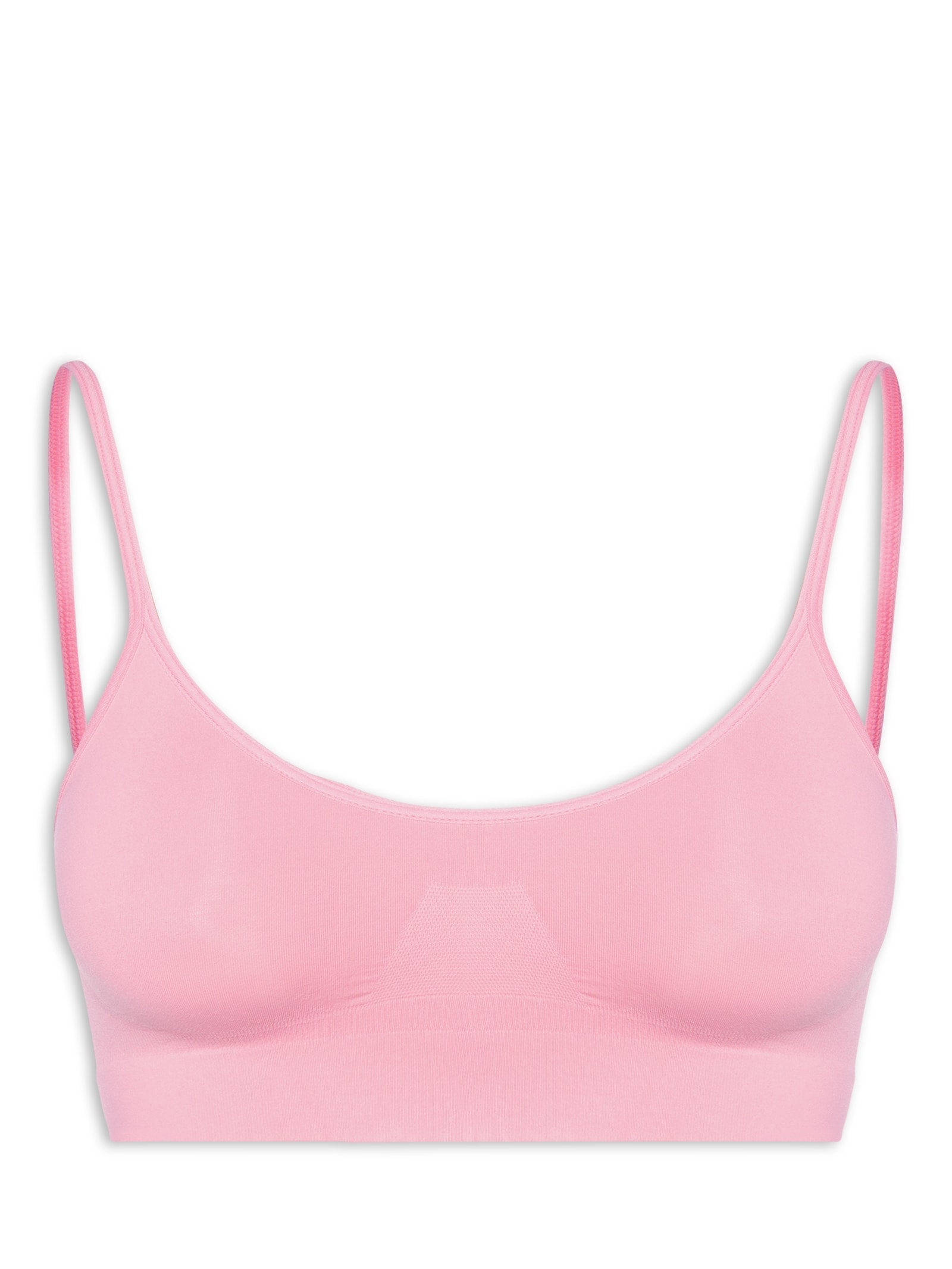 Top Sem Bojo E Sem Aro Em Microfibra Rosa Hope