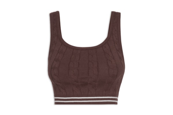 Top Slim Uc Basic Tricot - Marrom 