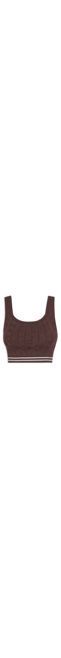 Top Slim Uc Basic Tricot - Marrom
