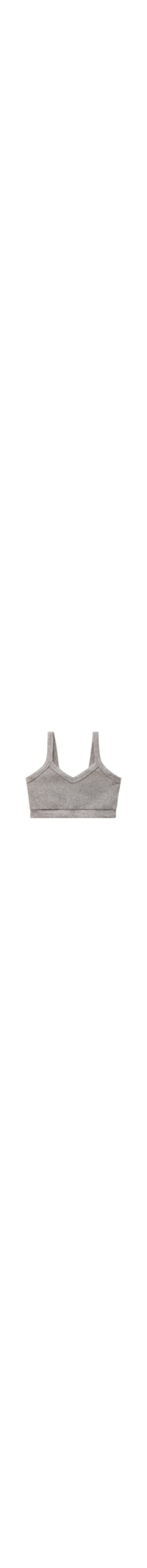 Top Soft Tricot - Cinza