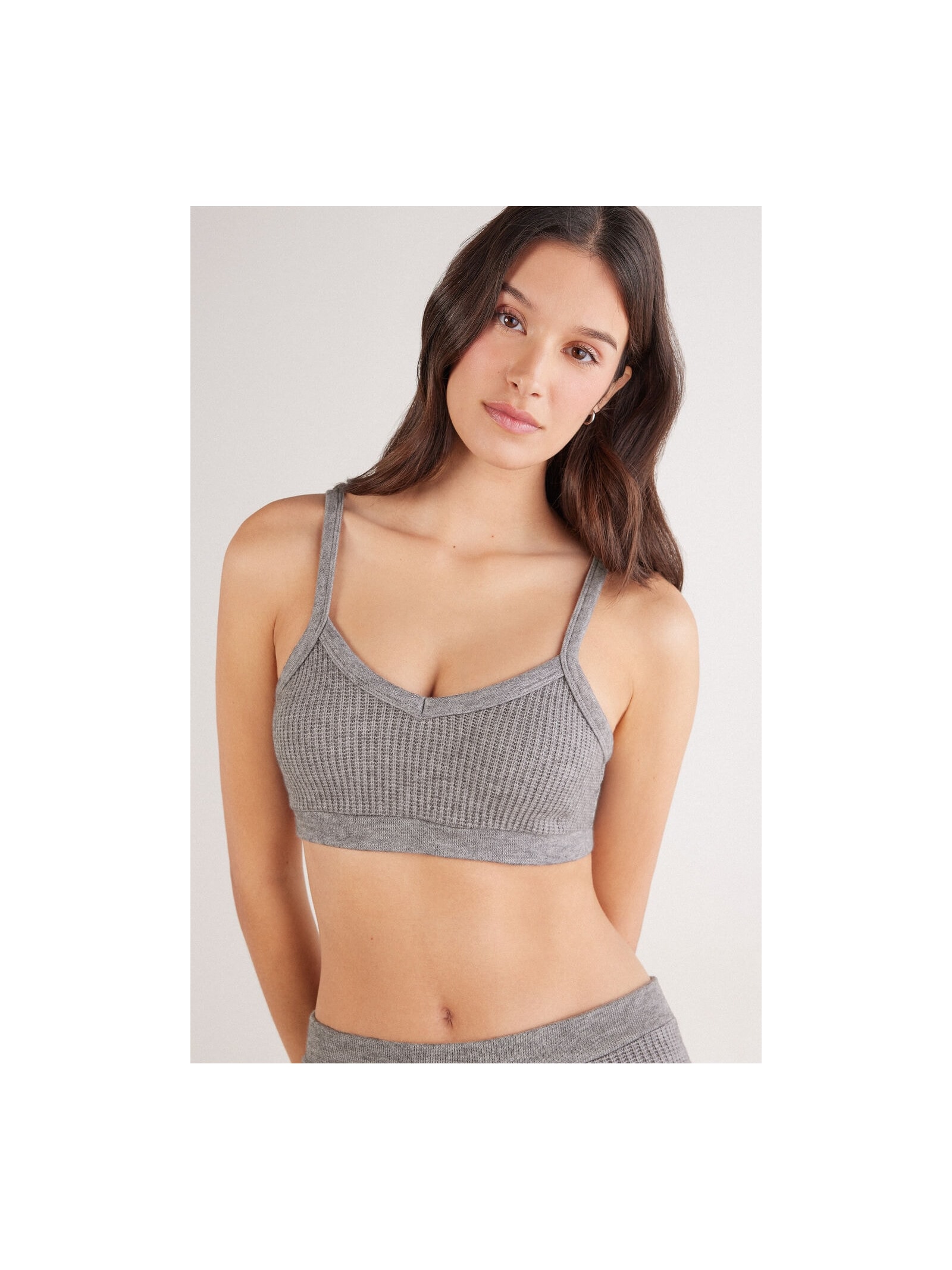 Top Soft Tricot Cinza Intimissimi