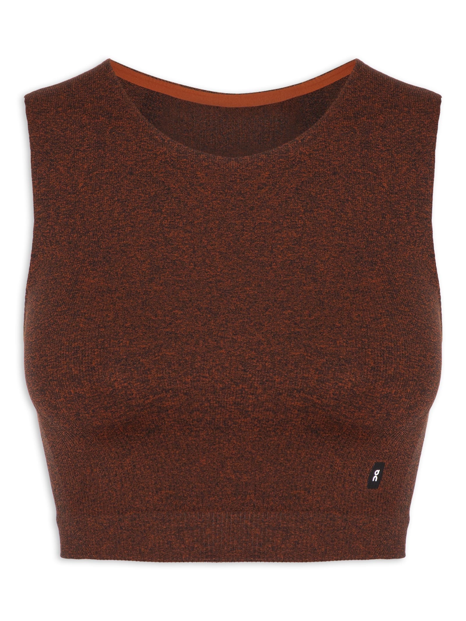 Top Studio Knit Crop Marrom On Running