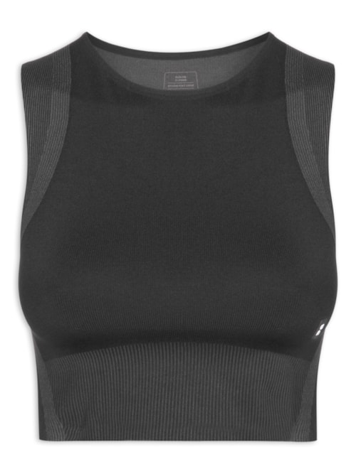 Top Studio Knit Crop – Preto