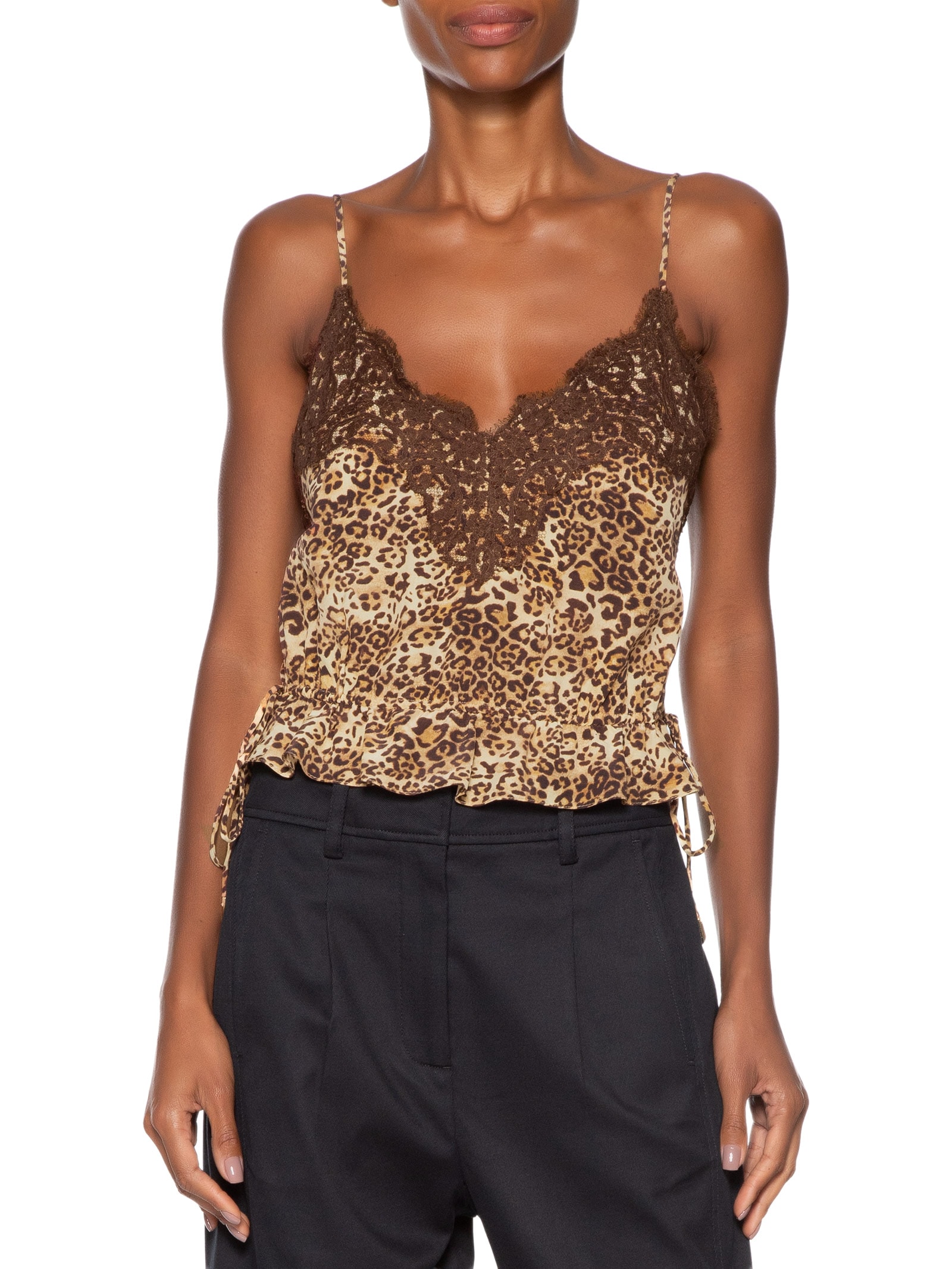 Top Tereza Cropped Est Onça Classic- Animal Print Animale