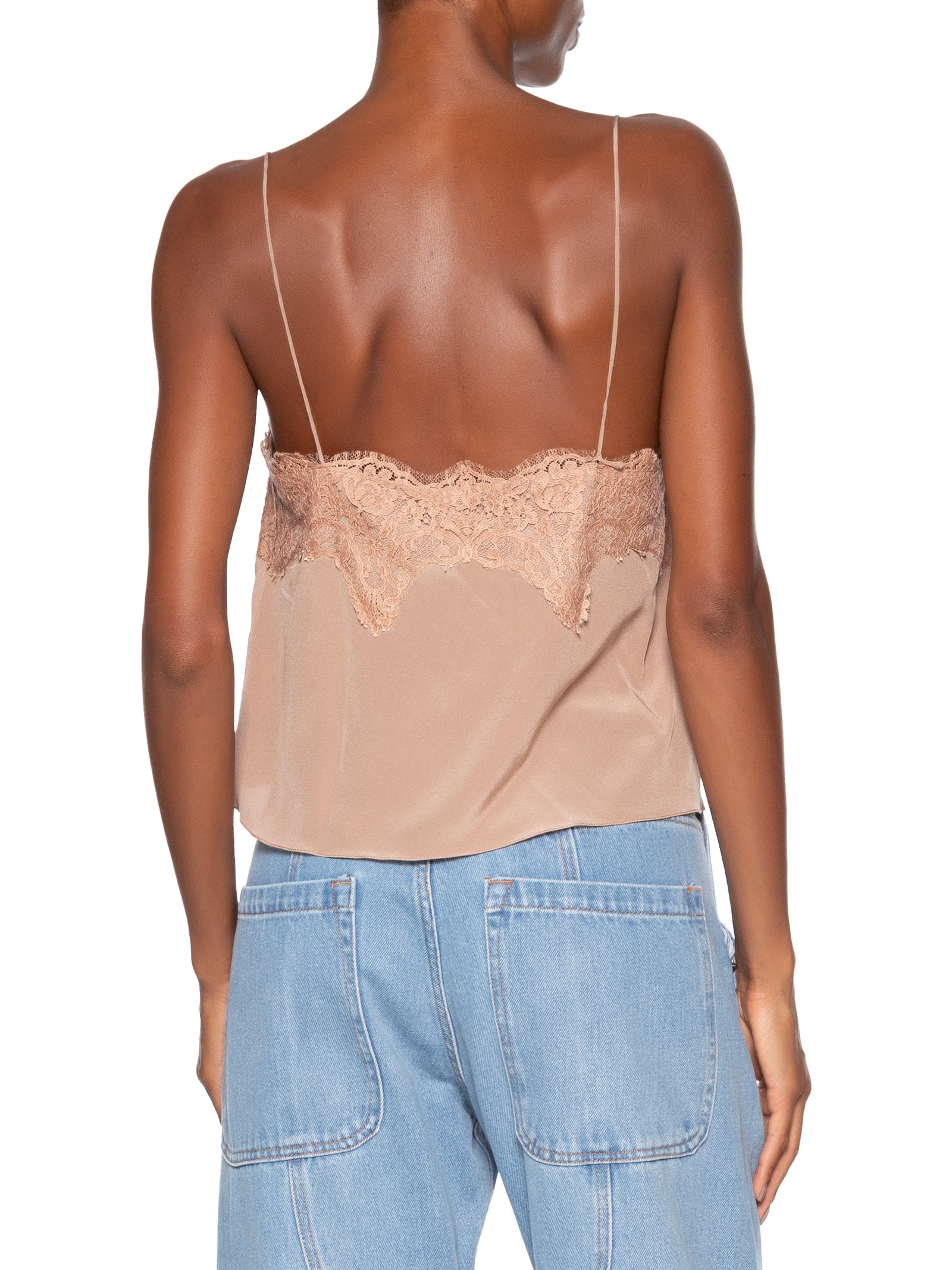 Top Tereza Decote Reto Marrom Animale