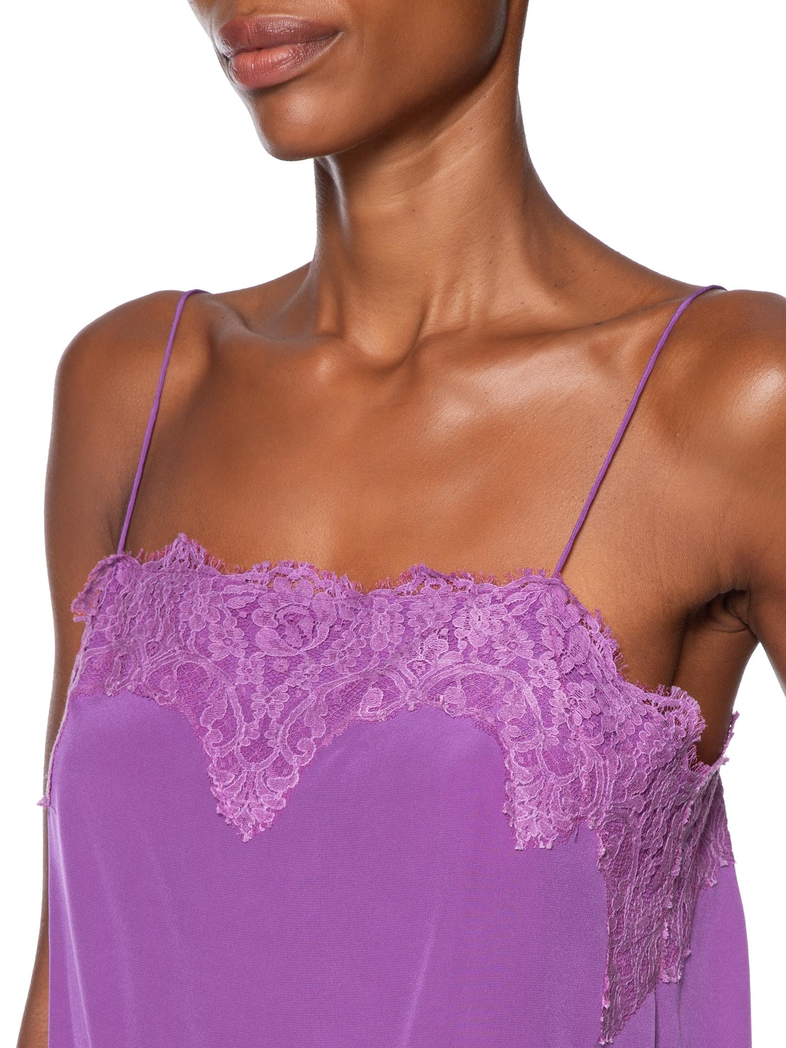 Top Tereza Decote Reto Roxo Animale