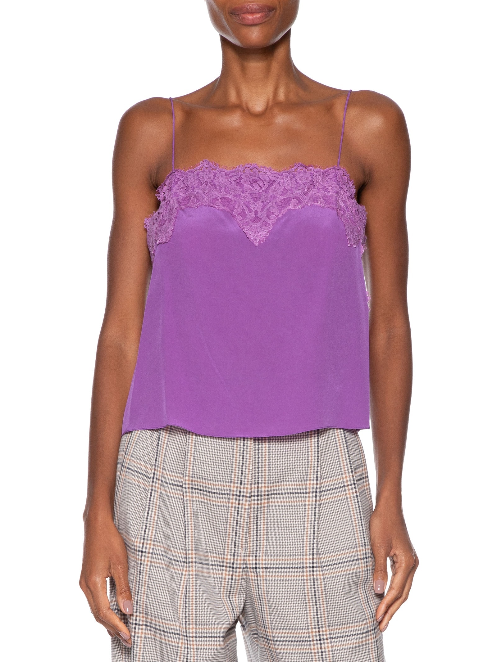 Top Tereza Decote Reto Roxo Animale