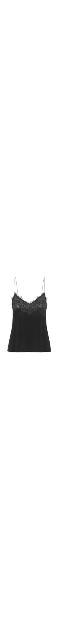 Top Tereza Detalhe Renda - Preto
