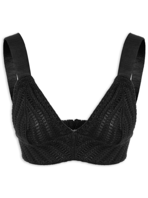 Top Textura Tricot – Preto