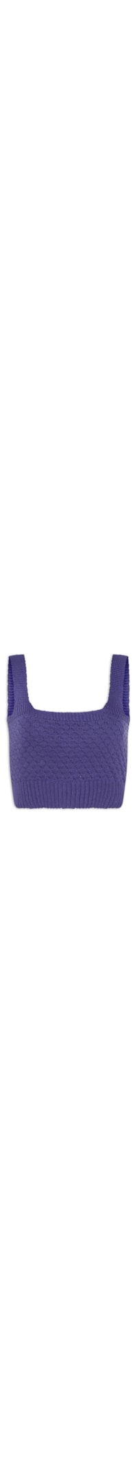 Top Texturizado Tricot - Roxo