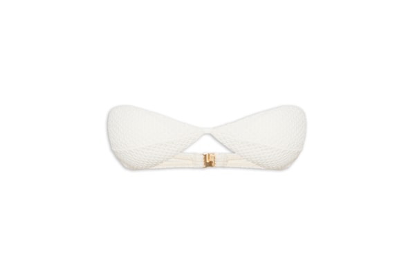 Top Tomara Que Caia Textura Liso - Branco 