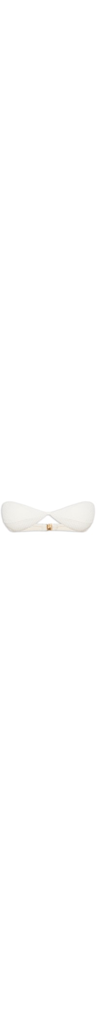 Top Tomara Que Caia Textura Liso - Branco