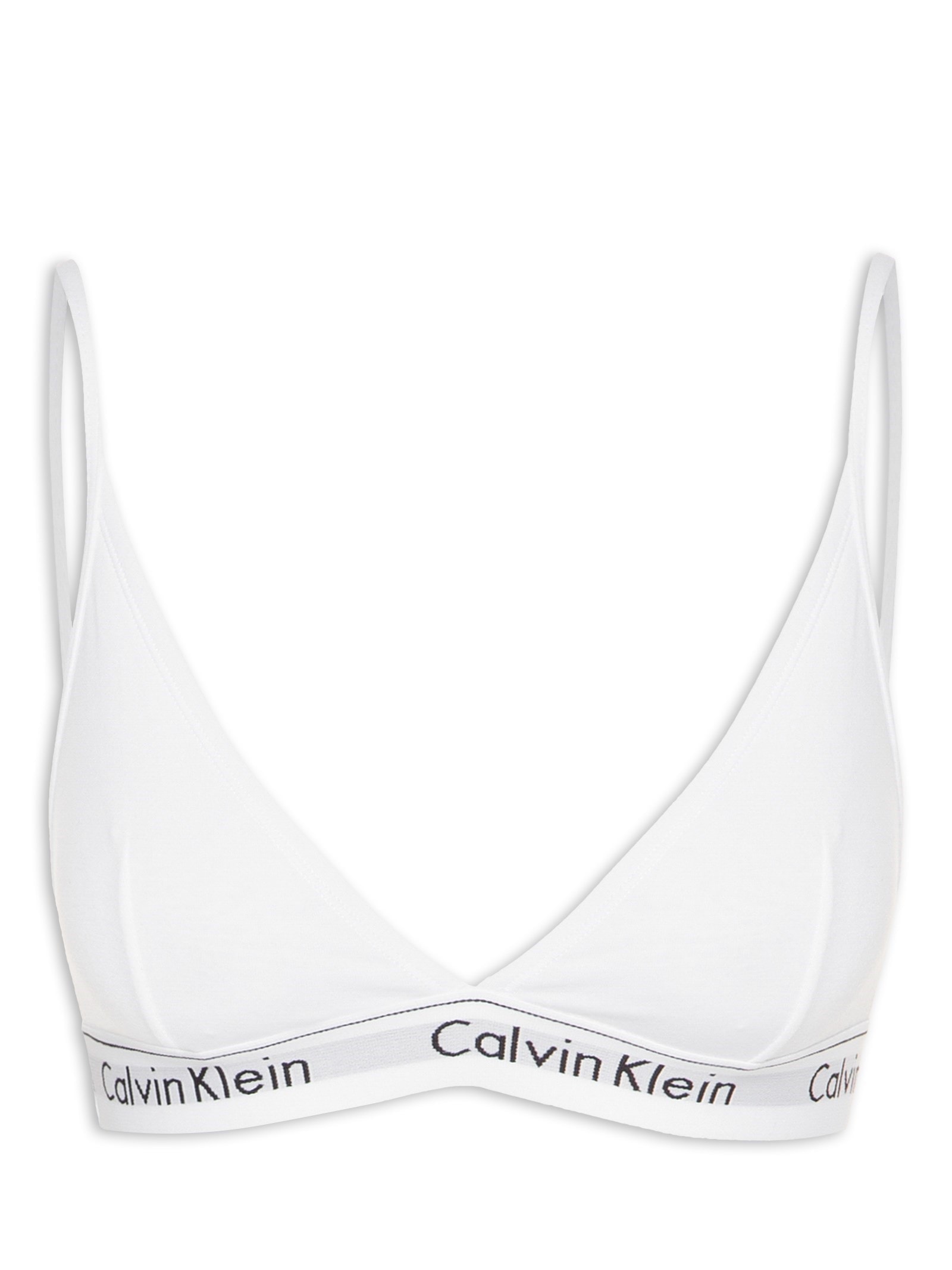 Top Triângulo Modern Cotton Branco Calvin Klein Underwear
