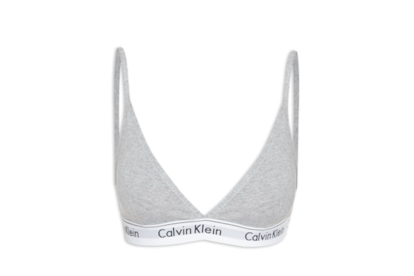 Top Triângulo Modern Cotton - Cinza