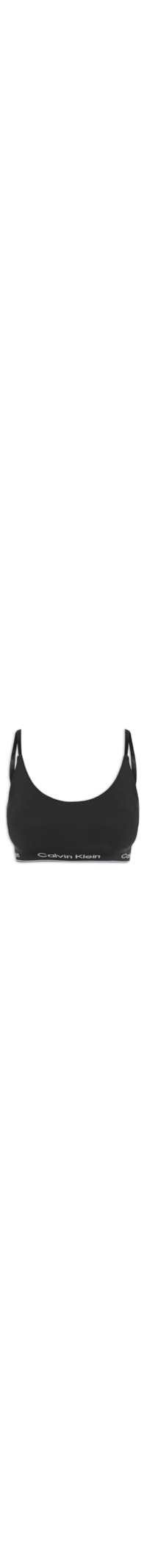 Top Triângulo Modern Cotton Seamless - Preto