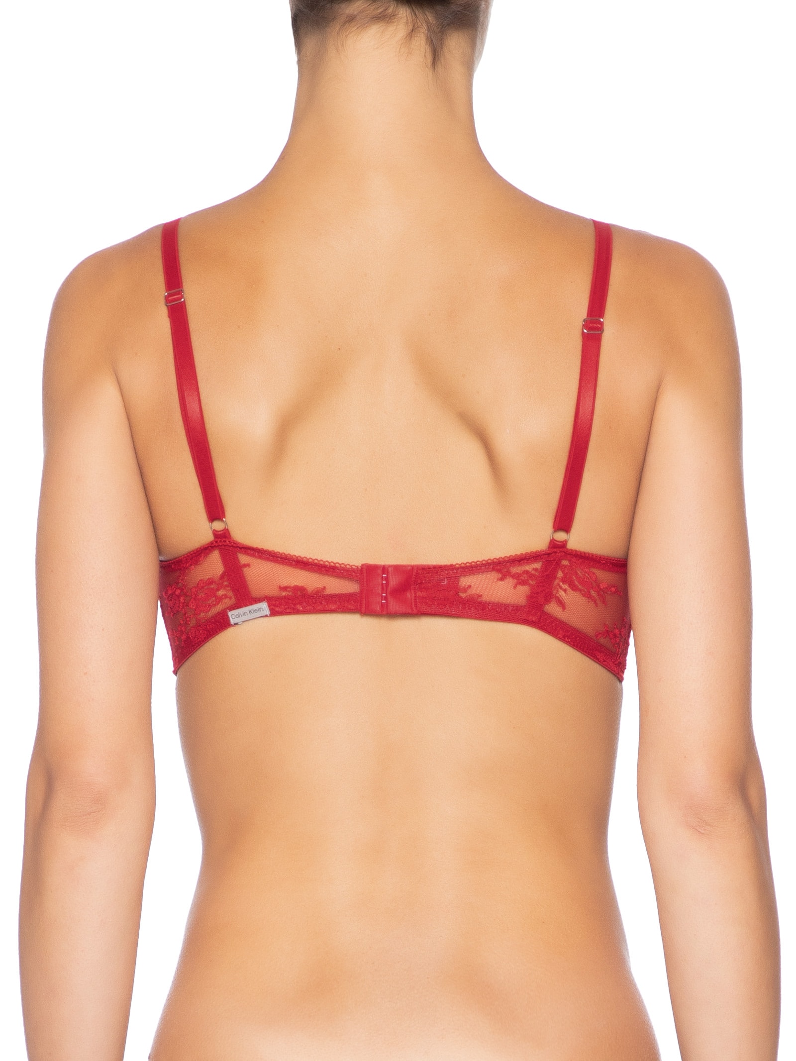 Top Triângulo Renda Icon Lace – Vermelho Calvin Klein Underwear